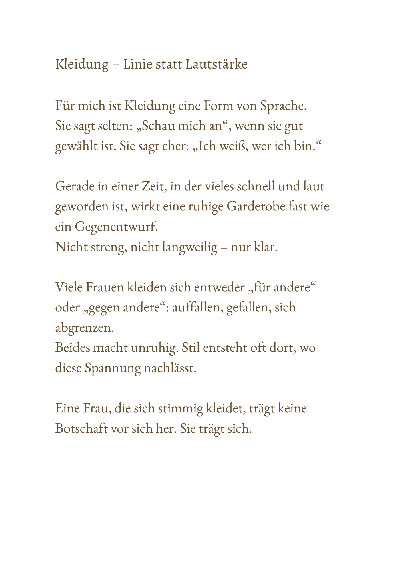 Die leise Kunst der Eleganz – Bild 3